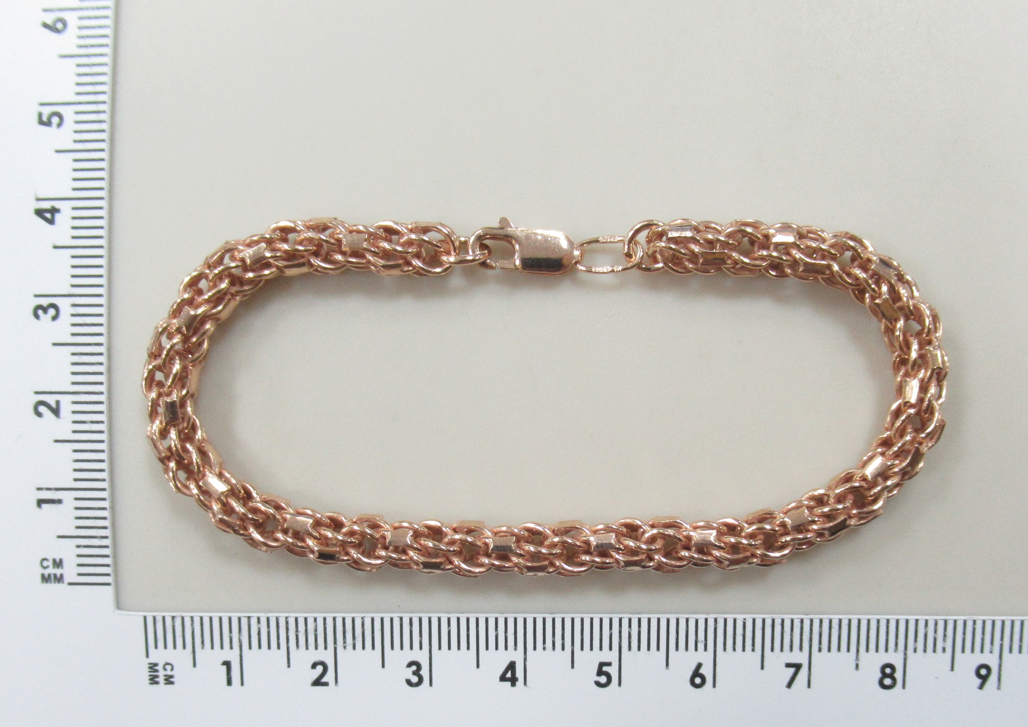 Серебряный браслет плетение "Анаконда"